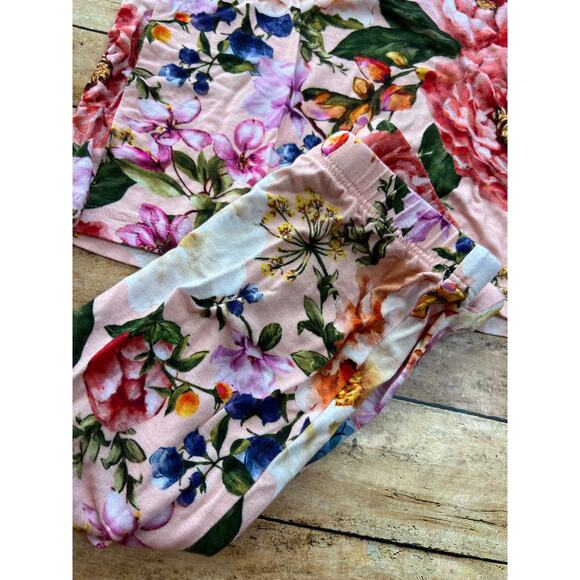 Posh Peanut Marisol Floral Bamboo Pajama Set 4T - Picture 4 of 5